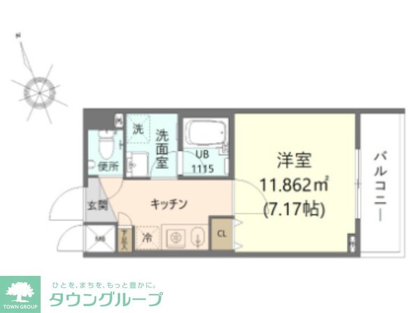 Daiwa Terrace 府中の物件間取画像
